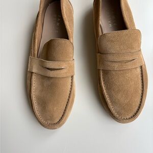 Jamie Haller Unlined Suede Penny Loafers